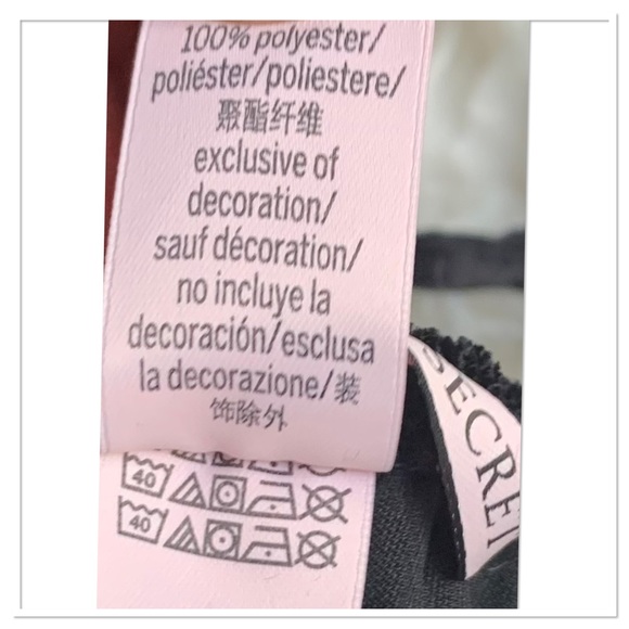 Victoria’s Secret Velvet Romper Black Size Small - Picture 8 of 8